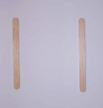 Bilderrahmen aus Eisstielen Holzstbchen basteln
