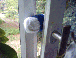 Fensterstopper aus Papprollen basteln