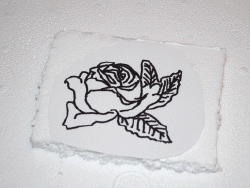 Rose filzen Nadelfilzen