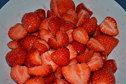 Erdbeermilch mixen