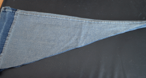 Schultte aus einer Jeans basteln