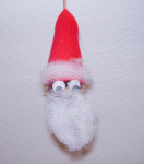 Weihnachtsmann aus Zapfen basteln
