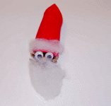 Weihnachtsmann aus Zapfen basteln