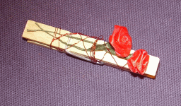 Klemmentinis mit Rosen basteln