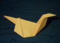 Dino aus Papier falten