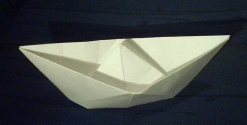 Schiffchen aus Papier basteln