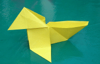 Einen Seehund aus Papier falten