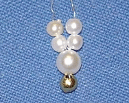 Glocke aus Perlen basteln