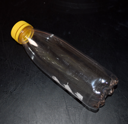 Futterstaion aus einer Plastikflasche basteln