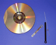 Uhr aus einer CD basteln