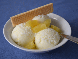 Ananas-Joghurt-Eis