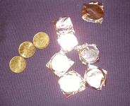 Geldgeschenke Münzen Kette basteln