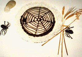 Spinnenkuchen für Halloween