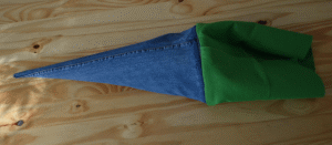 Schultüte aus einer Jeans basteln